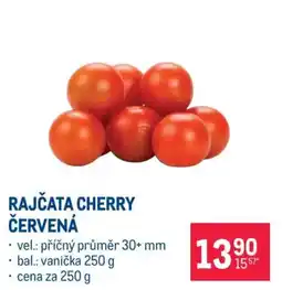 Makro Rajčata cherry červená nabídka