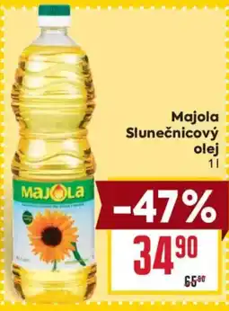 Billa Majola Slunečnicový olej nabídka