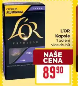 Billa L'OR Kapsle nabídka