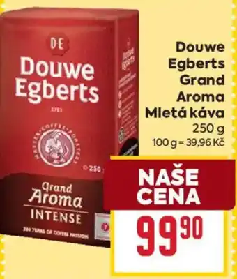 Billa Douwe Egberts Grand Aroma Mletá káva nabídka