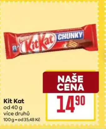 Billa Kit Kat nabídka