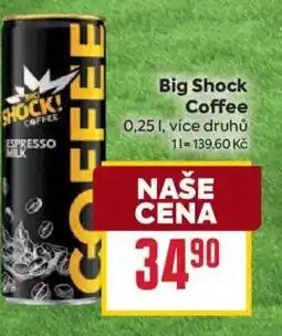 Billa Big Shock Coffee nabídka