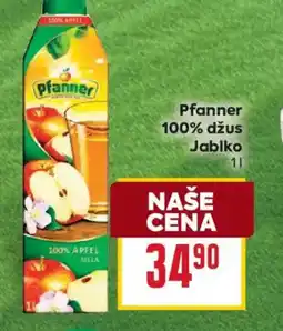 Billa Pfanner 100% džus Jablko nabídka