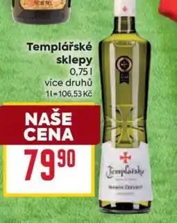 Billa Templářské sklepy nabídka