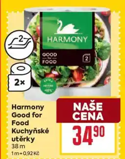 Billa Harmony Good for Food Kuchyňské utěrky nabídka