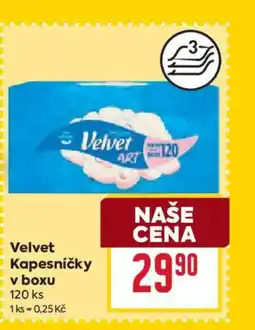 Billa Velvet Kapesníčky v boxu nabídka