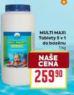 Billa MULTI MAXI Tablety 5 v 1 do bazénu nabídka