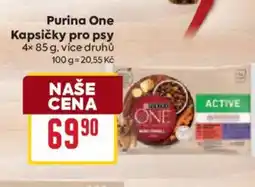 Billa Purina One Kapsičky pro psy nabídka