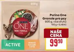 Billa Purina One Granule pro psy nabídka