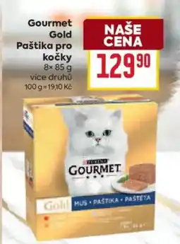 Billa Gourmet Gold Paštika pro kočky nabídka