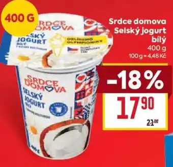Billa Srdce domova Selský jogurt bílý nabídka