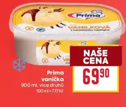 Billa Prima vanička nabídka