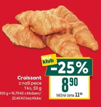 Billa Croissant nabídka
