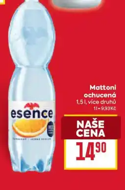 Billa Mattoni ochucená nabídka