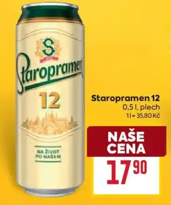 Billa Staropramen 12 nabídka
