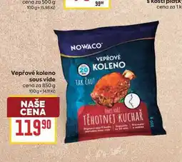 Billa Vepřové koleno Sous vide cena za nabídka
