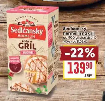 Billa Sedlčanský hermelín na gril od nabídka