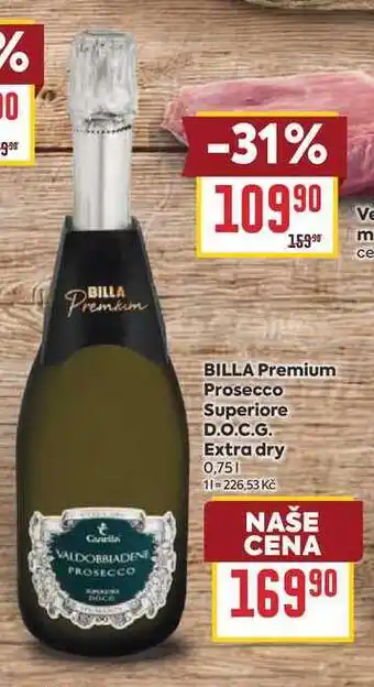 Billa BILLA Premium Prosecco Superiore D.O.C.G. Extra dry nabídka