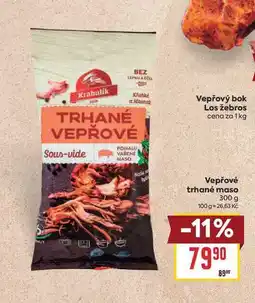 Billa Vepřové trhané maso nabídka