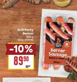 Billa Grill Party Berner nabídka