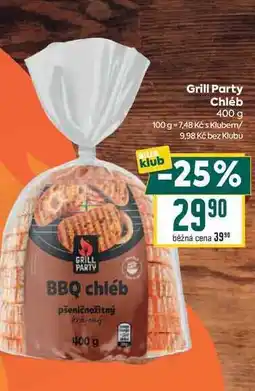Billa Grill Party Chléb nabídka
