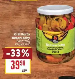 Billa Grill Party Berani rohy 640/320 g nabídka