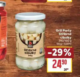 Billa Grill Party Stříbrné cibulky 340/180 g nabídka
