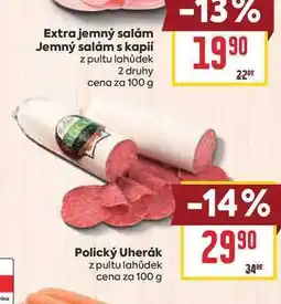 Billa Polický Uherák z pultu lahůdek cena za nabídka
