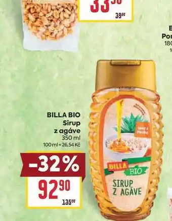 Billa BILLA BIO Sirup z agáve nabídka