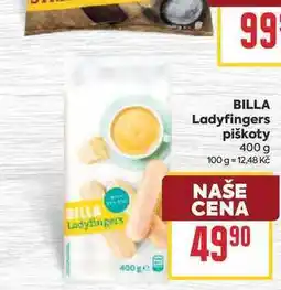 Billa BILLA Ladyfingers piškoty nabídka