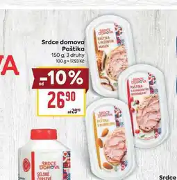Billa Srdce domova Paštika nabídka