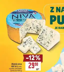 Billa Zlatá niva 60% t. v s. z pultu lahůdek cena za nabídka