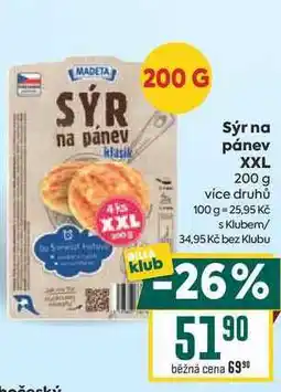 Billa Sýr na pánev XXL nabídka