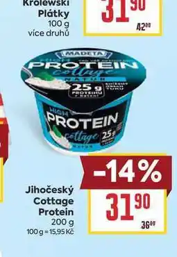 Billa Jihočeský Cottage Protein nabídka