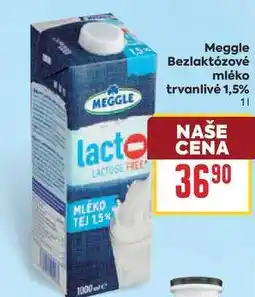Billa Meggle Bezlaktózové mléko trvanlivé 1,5% nabídka