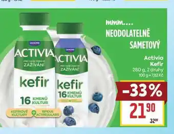 Billa Activia Kefir nabídka