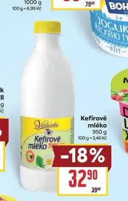 Billa Kefírové mléko nabídka
