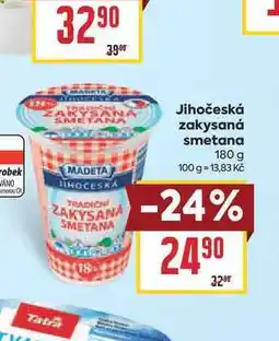 Billa Jihočeská zakysaná smetana nabídka