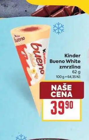 Billa Kinder Bueno White zmrzlina nabídka