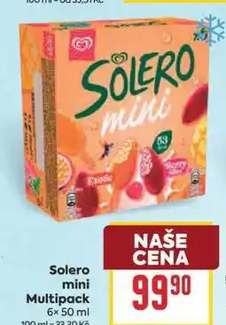 Billa Solero mini Multipack nabídka