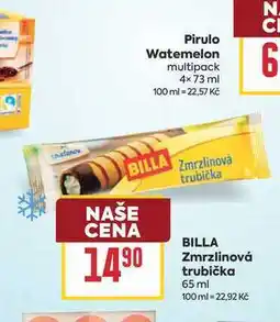 Billa BILLA Zmrzlinová trubička nabídka