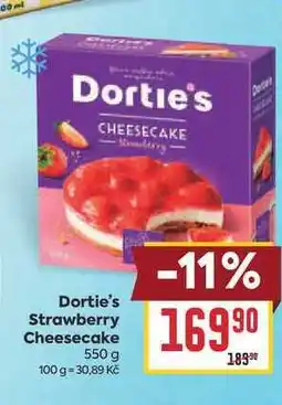 Billa Dortie's Strawberry Cheesecake nabídka