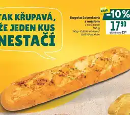 Billa Bageta česneková s máslem z naší pece nabídka
