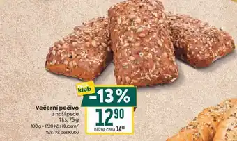 Billa Večerní pečivo z naší pece 1ks nabídka