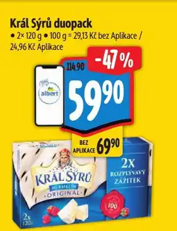 Albert Král Sýrů duopack nabídka