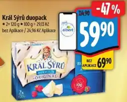 Albert Král Sýrů duopack nabídka