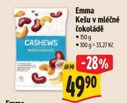 Albert Emma Kešu v mléčné čokoládě nabídka