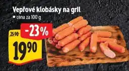 Albert Vepřové klobásky na gril nabídka