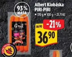 Albert Albert Klobáska PIRI-PIRI nabídka