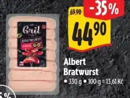 Albert Albert Bratwurst nabídka